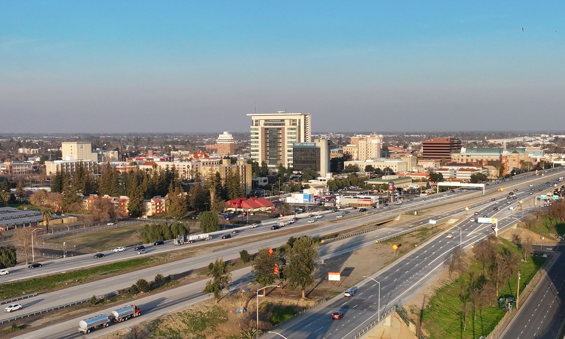 Stockton skyline